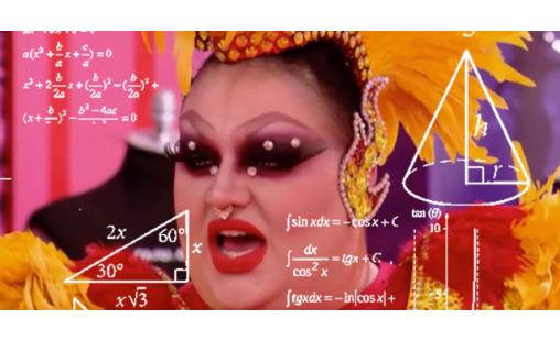 Drag Queen and math meme